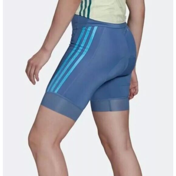ADIDAS Women's The Cycling Short NEW Altered Blue / App Sky Rush XL H65308 - Picture 7 of 8